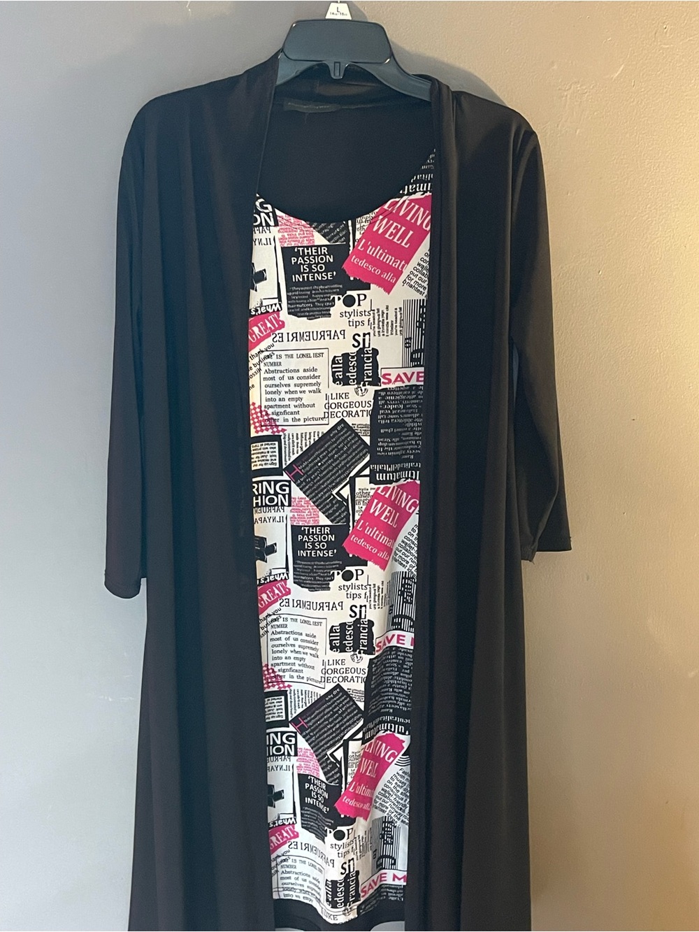 American City Wear Black Dress or Top with Brand Label